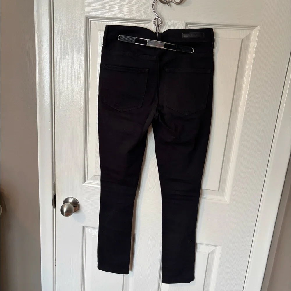 Express High Rise Distressed Black Jegging - Picture 4 of 7